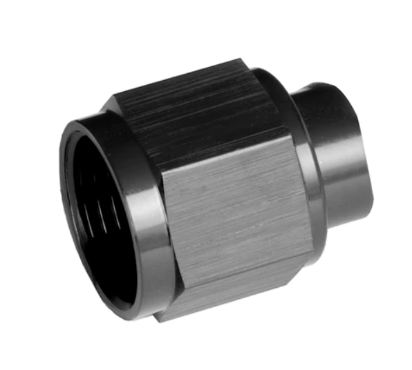-20 AN flare cap nut - black