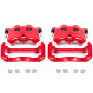 Power Stop 12-19 Ford F-150 Front Red Calipers w/Brackets - Pair