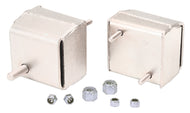 Moroso 84-92 Ford 5.0L Mustang Motor Mounts - 3/16in - Grade 8 Studs - Steel - 2 Pack