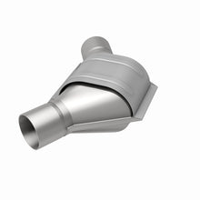 Load image into Gallery viewer, MagnaFlow Universal Catalytic Converter 2.50inch Angled Inlet/Outlet