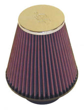 Load image into Gallery viewer, K&amp;N Universal Chrome Filter 3 inch FLG / 6 inch Bottom / 3 1/2 inch Top / 6 inch Height