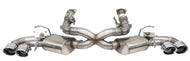 Corsa 2020-25 Corvette C8 3in Valved Cat-Back 4.5in Pol Quad Tips - Fits Factory Perf Exhaust w/ AFM