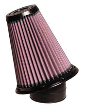 Load image into Gallery viewer, K&amp;N Rubber Round Tapered Angled Air Filter 2.5in Flng ID 5.25in Bs OD 2.5in Tp OD 5.75in H