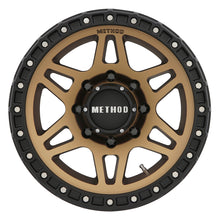 Load image into Gallery viewer, Method MR312 18x9 +18mm Offset 8x170 130.81mm CB Method Bronze/Black Street Loc Wheel
