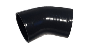 3" 45 Degree Elbow (Black Silicon Hose)
