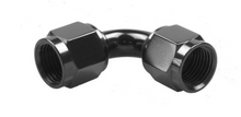 Load image into Gallery viewer, Redhorse Performance -04 female to female AN/JIC flare swivel coupling -90 deg - black