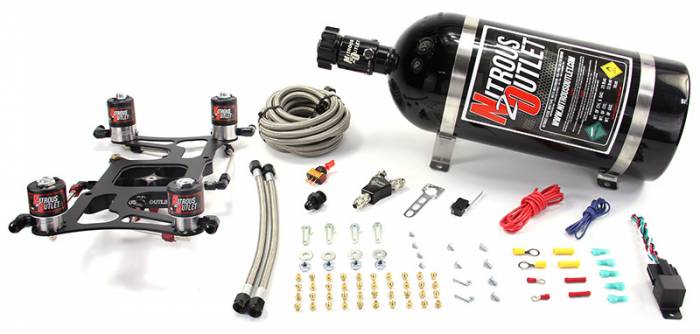 4150 Race Dual Stage Hornet Plate System With Boomerang Offset Solenoid Bracket(100-700HP)