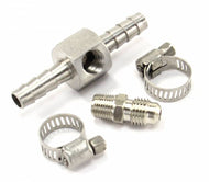 Import Fuel Tee With 2 Hose Clamps