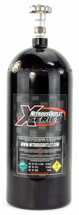 Nitrous Outlet X-Series 10lb Nitrous Bottle