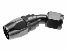 Load image into Gallery viewer, Redhorse Performance-08 45 Degree Swivel-Seal Female Aluminum Hose End - Black