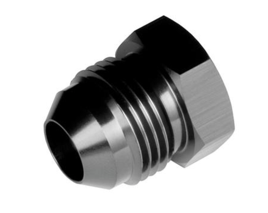 Red Horse Performance-06 AN/JIC Aluminum Flare Plug - Black