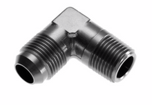 Load image into Gallery viewer, &#39;-16 90 Degree Male Adapter to -16 (1&quot;) NPT Male - Black