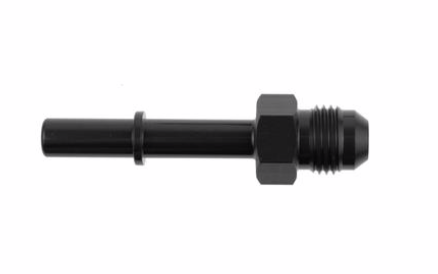 Redhorse Performance-06 AN Male to 5/16" Push on EFI - black