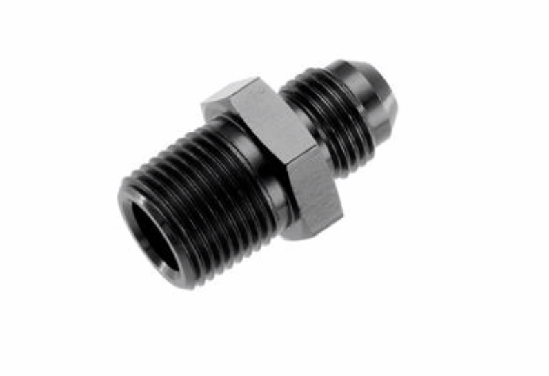 Redhorse-03 Straight Male Adapter to -02 (1/8") NPT Male - Black
