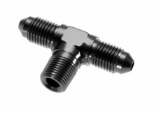 Load image into Gallery viewer, -12AN Tee with 3/4&quot;NPT Thread on the side - Black
