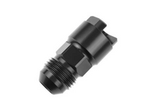 Load image into Gallery viewer, Redhorse Performance EFI Fitting -06 AN Male to 3/8&quot; SAE Quick-disconnect Female -black