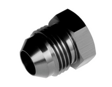 Load image into Gallery viewer, &#39;-12 AN/JIC Aluminum Flare Plug - Black