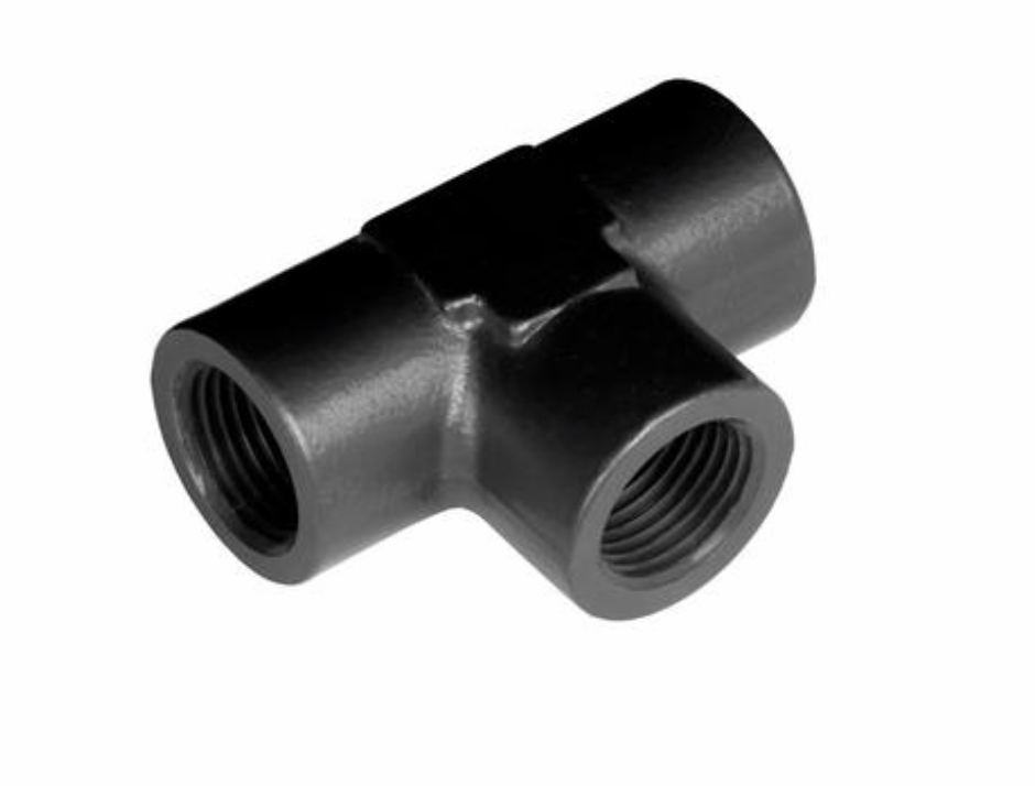 1/8" Female Tee NPT Adapter-Black