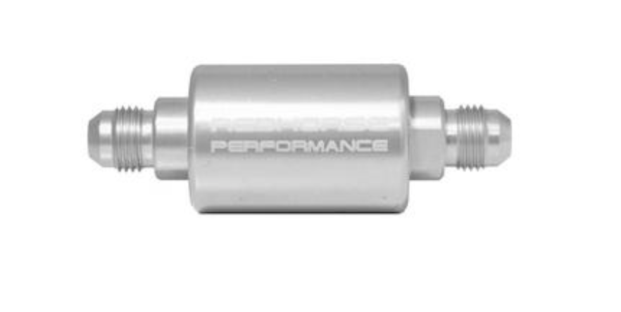 Redhorse Performance-06 inlet -06 outlet AN high flow fuel filter - Clear