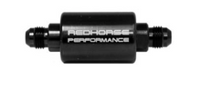 Load image into Gallery viewer, Redhorse Performance-08 inlet -08 outlet AN high flow fuel filter - Black