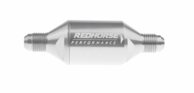 Redhorse Performance-06 inlet -06 outlet AN One Way Check Valve - clear