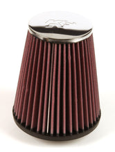 Load image into Gallery viewer, K&amp;N Universal Chrome Filter-Round Tapered 2.5in Flange ID/5.188in Base OD/3.5in Top OD/5.938in H