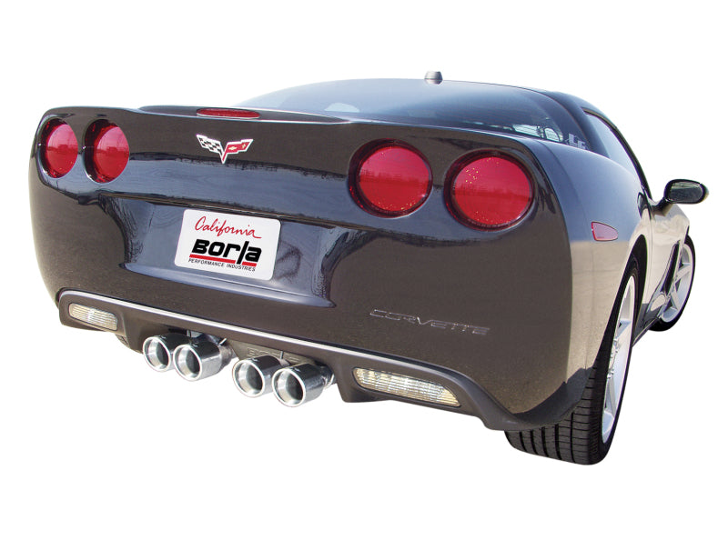 Borla 05-08 Corvette Convertible/Coupe 6.0L/6.2L 8cyl SS S-Type Exhaust (REAR SECTION ONLY)