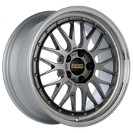 BBS LM 18x8 5x114.3 ET40 Diamond Black Center / Machined Lip Wheel -82mm PFS/Clip Required