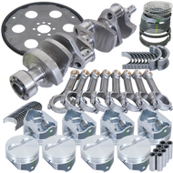 Eagle Chevrolet SBC 1pc Seal 383ci Balanced Rotating Assembly Kit w/168 Tooth Flexplate