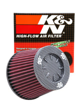 Load image into Gallery viewer, K&amp;N Universal Clamp-On Air Filter 100mm FLG / 139mm B / 114mm T / 112mm H
