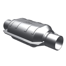 Load image into Gallery viewer, MagnaFlow Universal Catalytic Converter 2.25 inch Inlet/Outlet Center/Center Oval (CA OBDII)