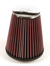 Load image into Gallery viewer, K&amp;N Universal Chrome Filter-Round Tapered 2.5in Flange ID/5.188in Base OD/3.5in Top OD/5.938in H