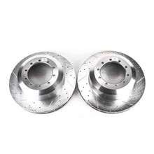 Load image into Gallery viewer, Power Stop 99-04 Ford F53 Front or Rear Evolution Drilled &amp; Slotted Rotors - Pair