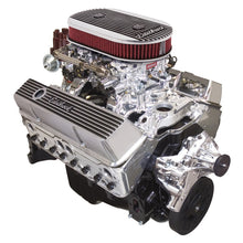 Load image into Gallery viewer, Edelbrock Crate Engine Edelbrock 9 0 1 Performer w/ Dual Quads and Air Cleaner w/ Long Water Pump