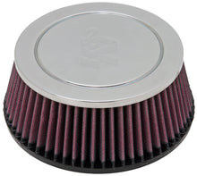 Load image into Gallery viewer, K&amp;N Universal Chrome Filter-4in Flange ID / 6 7/8in Base OD / 5 7/8in Top OD / 2 3/4in H