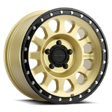 Load image into Gallery viewer, Method MR315 17x8.5 0mm Offset 5x5 71.5mm CB Gold/Black Street Loc Wheel