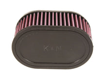 Load image into Gallery viewer, K&amp;N Universal Rubber Filter 2 1/16in O/S FLG / 7in x 4 1/2in, 3inH Oval
