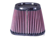 K&N Universal Clamp-On Air Filter 2-3/8in DUAL FLG 6-1/4in X 3-3/4in B 3-7/16in X 4-7/16in T 5in H