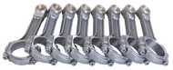 Eagle Chevrolet Small Block 5140 I-Beam Connecting Rod 6.250in w/ 3/8in ARP 8740 (Set of 8)