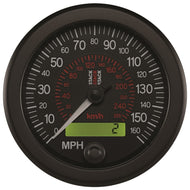 Autometer Stack Instruments 88MM 0-160 MPH / 260 KM/H Programmable Speedometer - Black