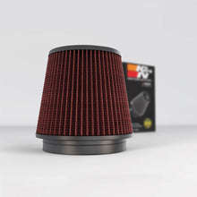 Load image into Gallery viewer, K&amp;N Universal Chrome Round Tapered Air Filter 6in Flange ID x 7.5in Base OD x 5.875in Top OD x 6in H