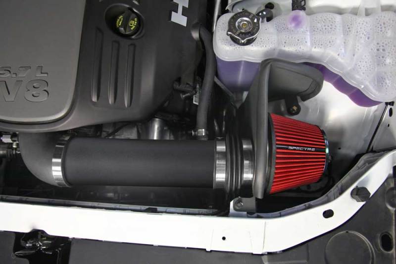 Spectre 11-19 Dodge Challenger/Charger 5.7L V8 Air Intake Kit - Black w/Black Filter