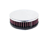 Load image into Gallery viewer, K&amp;N Universal Chrome Filter - Round Straight 1.75in Flange ID / 4.5in OD / 1.5in Height