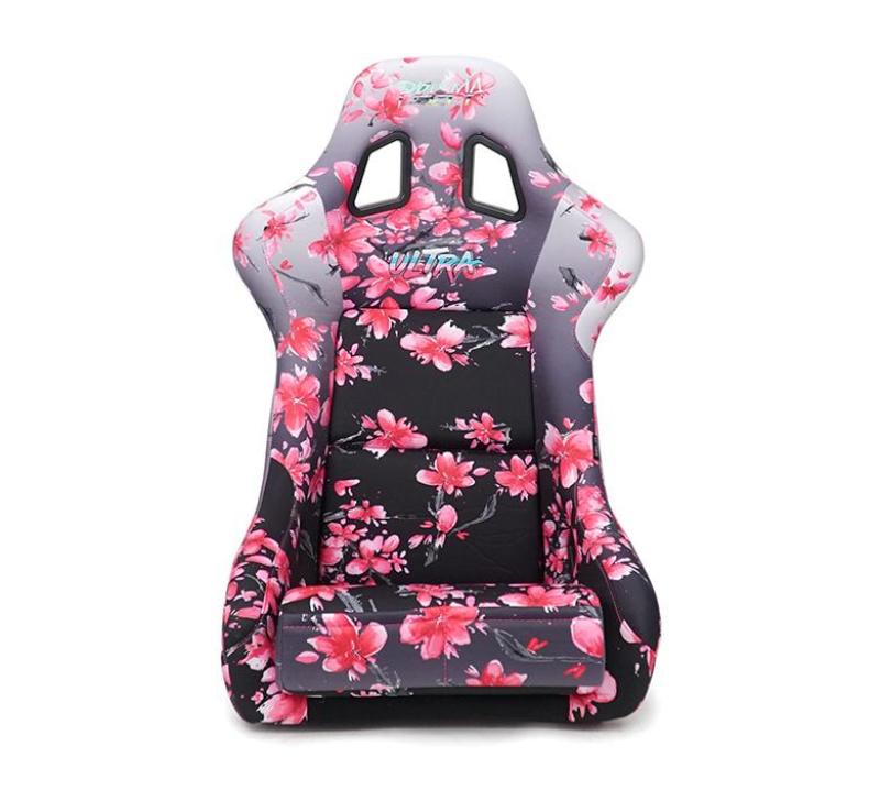 NRG FRP Bucket Seat PRISMA Japanese Cherry Blossom Edition W