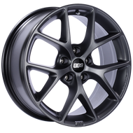 BBS SR 18x8 5x100 ET48 Satin Grey Wheel -70mm PFS/Clip Required