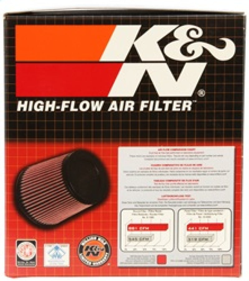 K&N Filter Oval 2.75in Flange 4in x 6.25in Base 6.25in x 4in Top