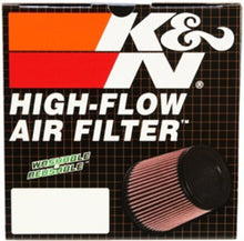 Load image into Gallery viewer, K&amp;N Rubber Round Tapered Angled Air Filter 2.5in Flng ID 5.25in Bs OD 2.5in Tp OD 5.75in H