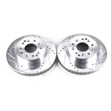 Load image into Gallery viewer, Power Stop 1969 Chevrolet Camaro Front or Rear Evolution Drilled &amp; Slotted Rotors - Pair