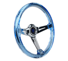 Load image into Gallery viewer, NRG Reinforced Steering Wheel - Matsuri 350mm 2in Deep Dish Clear Acrylic Steering Wheel