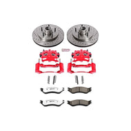 Power Stop 97-00 Ford Expedition Front Z36 Truck & Tow Brake Kit w/Calipers